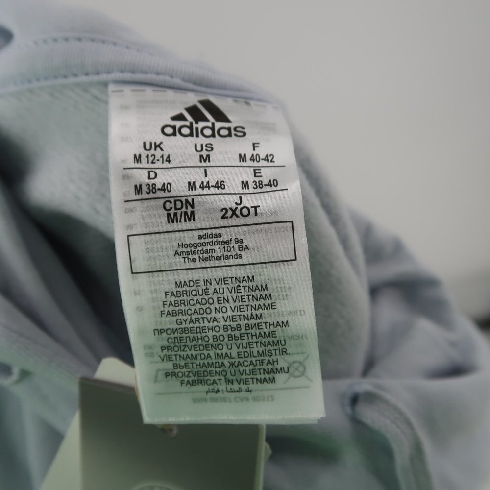 NWT adidas Light Blue Hoodie - Picture 3 of 9